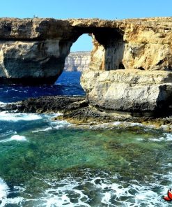 Žydrasis langas Gozo saloje.